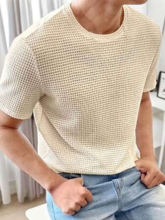 POLOS WAFFLE CUELLO REDONDO.💥🔥✅