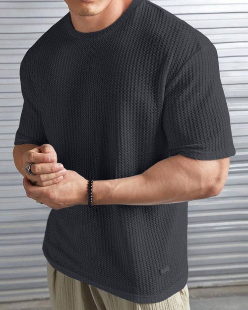 POLOS WAFFLE CUELLO REDONDO.💥🔥✅