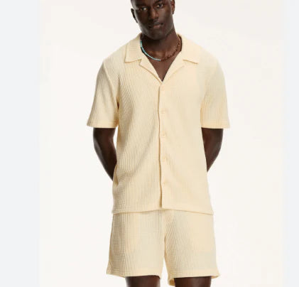 🎁🛒🕘CONJUNTO CAMISERO WAFFLE. 💥🔥👇