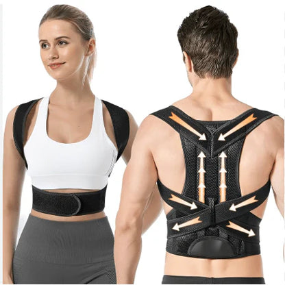 FAJA CORRECTOR DE POSTURA AJUSTABLE (UNISEX). 🎁🕘🛒